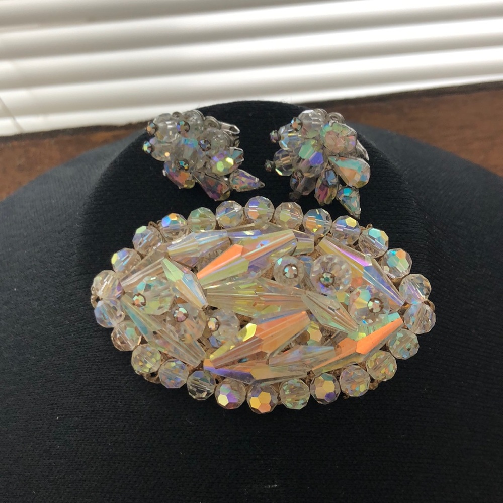 1950’s Crystal and Rhinestone Set